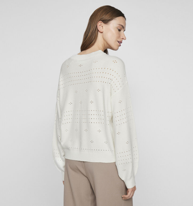 Vila Ril Witte Trui voor dames (351732)