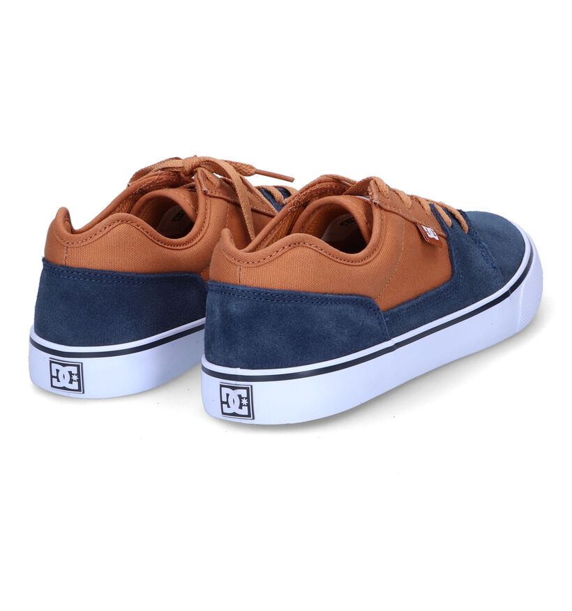 DC Shoes Tonik Baskets de skate en Bleu pour hommes (335159) - pour semelles orthopédiques