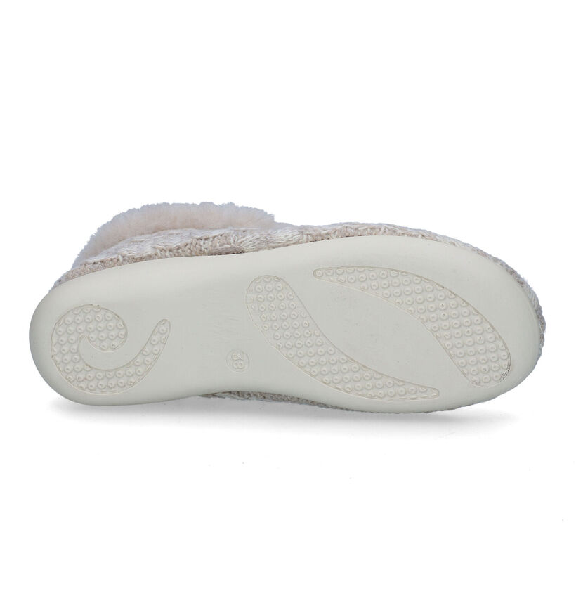 Torfs Home Pantoufles fermées en Beige pour femmes (330461)