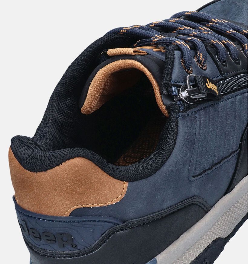 Jeep Ontario Zip Blauwe Veterschoenen voor heren (344458)