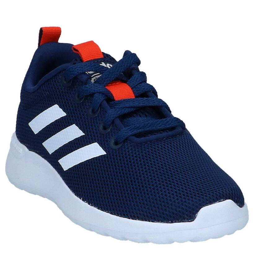 Adidas Lite Racer Baskets en Bleu en textile (237184)