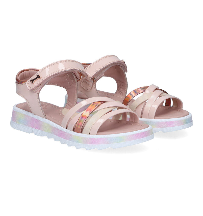 STONES and BONES Salap Sandales en Rose pour filles (303495)