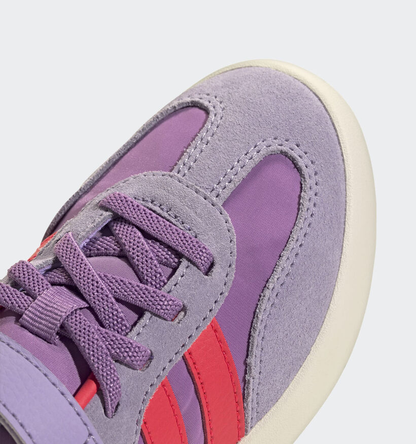 adidas Barreda Decode Baskets basses en Violet/Rouge pour filles (359615) - pour semelles orthopédiques