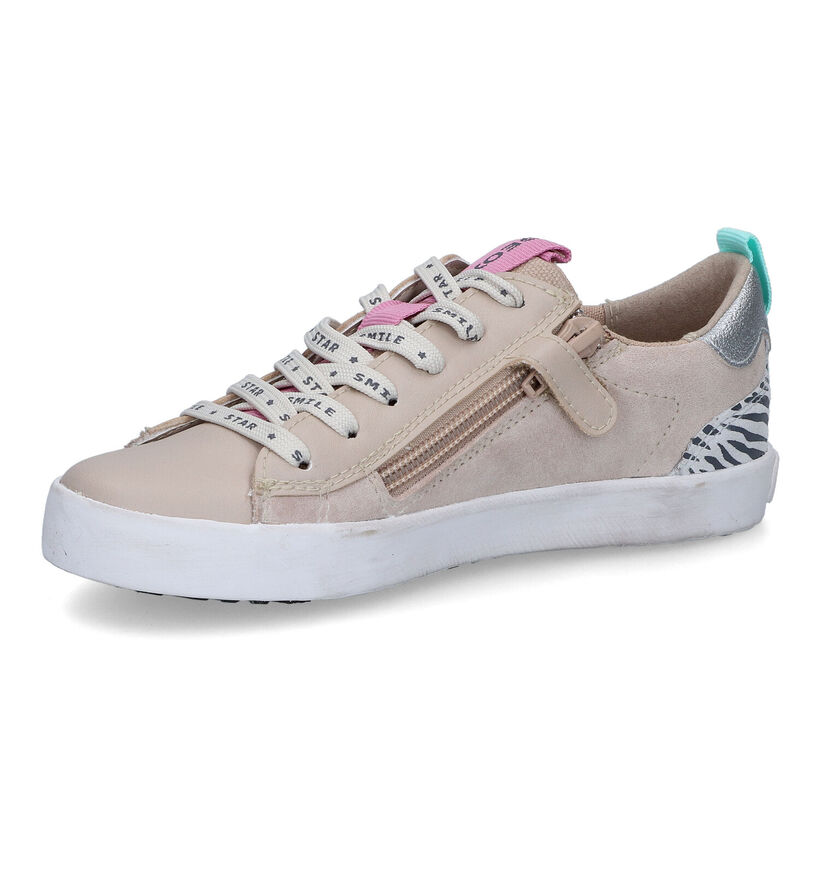 Geox Kilwi Chaussures à lacets en Beige en simili cuir (311004)