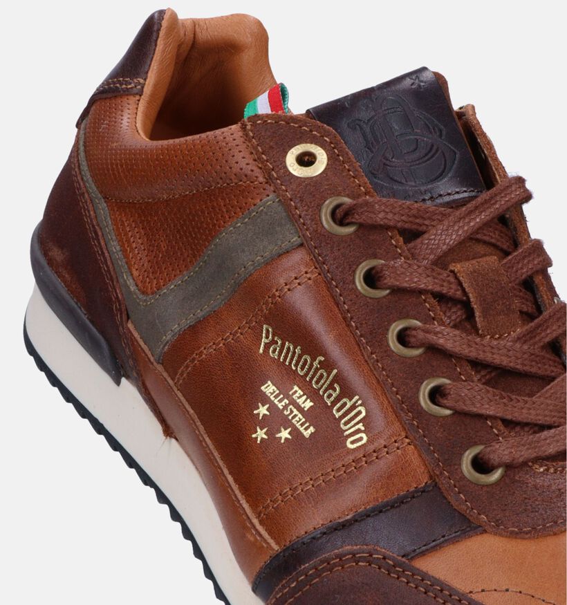 Pantofola d'Oro Matera Chaussures à lacets en Cognac pour hommes (329981) - pour semelles orthopédiques