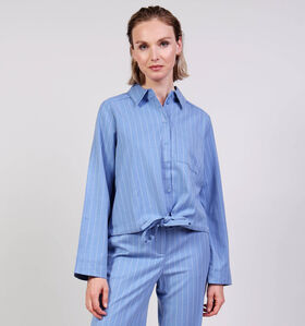 Minus Odelia Chemise en Bleu pour femmes (371819)