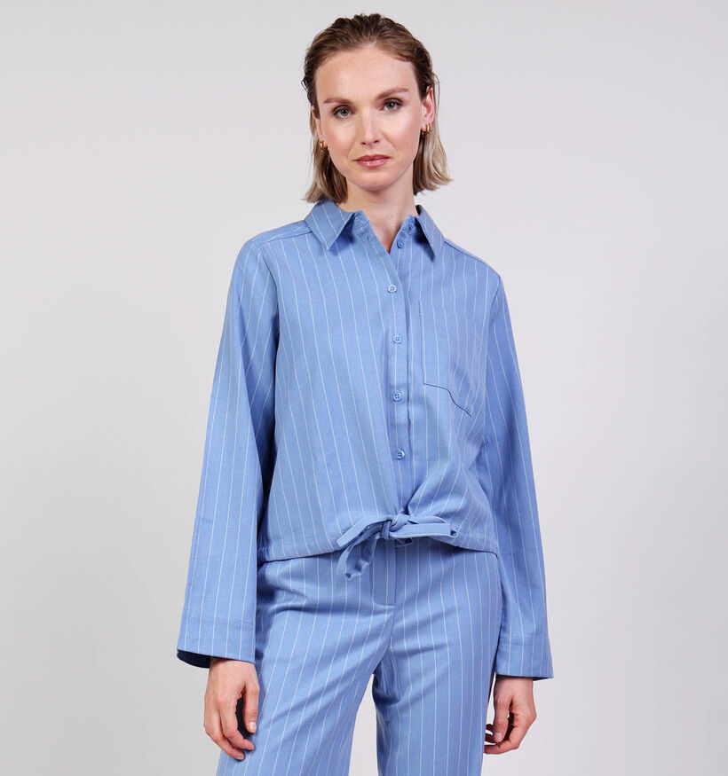 Minus Odelia Chemise en Bleu pour femmes (371819)