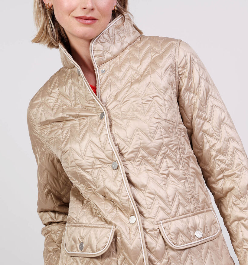 Barbara Lebek Manteau court en Beige pour femmes (372089)