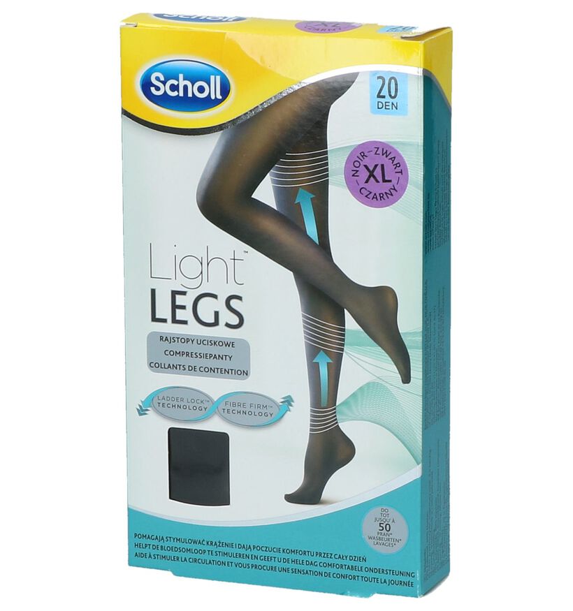 Scholl Light Legs Collants 20 DEN Noir Taille XL, , pdp