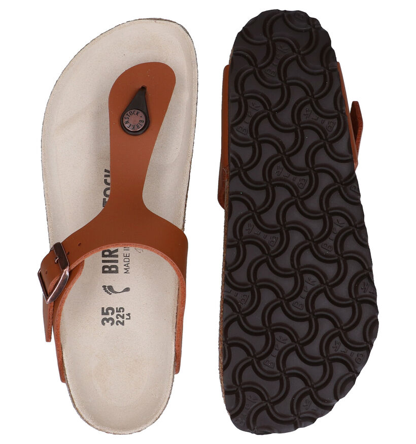 Birkenstock Gizeh Zwarte Teenslippers voor jongens (338075)