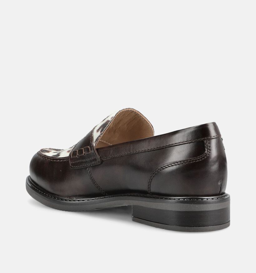 NeroGiardini Donkerbruine Loafers voor dames (381721)