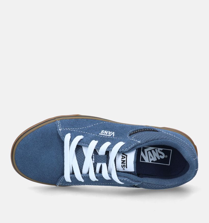 Vans Seldan Baskets de skate en Bleu pour garçons (334088)