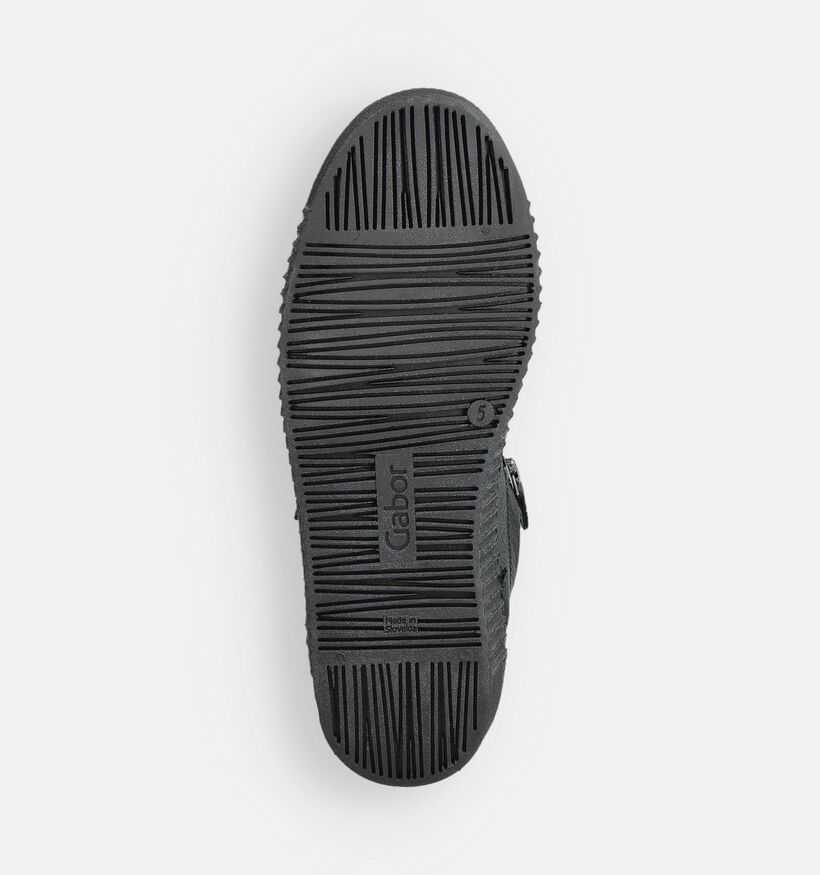 Gabor Chaussures à lacets en Noir pour femmes (363093) - pour semelles orthopédiques
