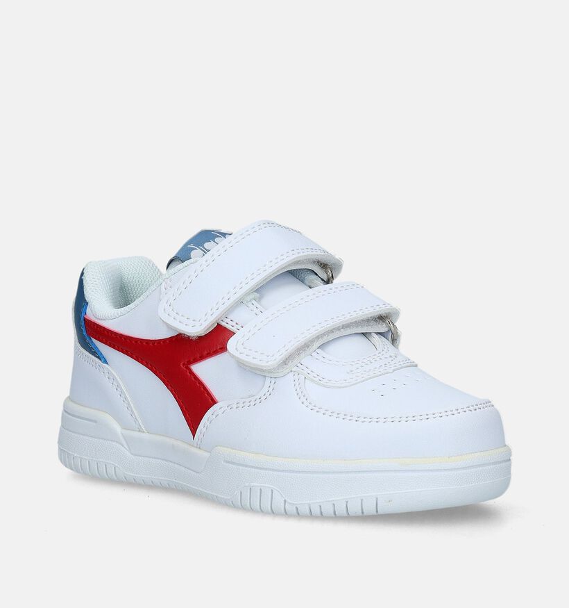 Diadora Magic Raptor Low PS Witte Sneakers voor jongens, meisjes (336226)