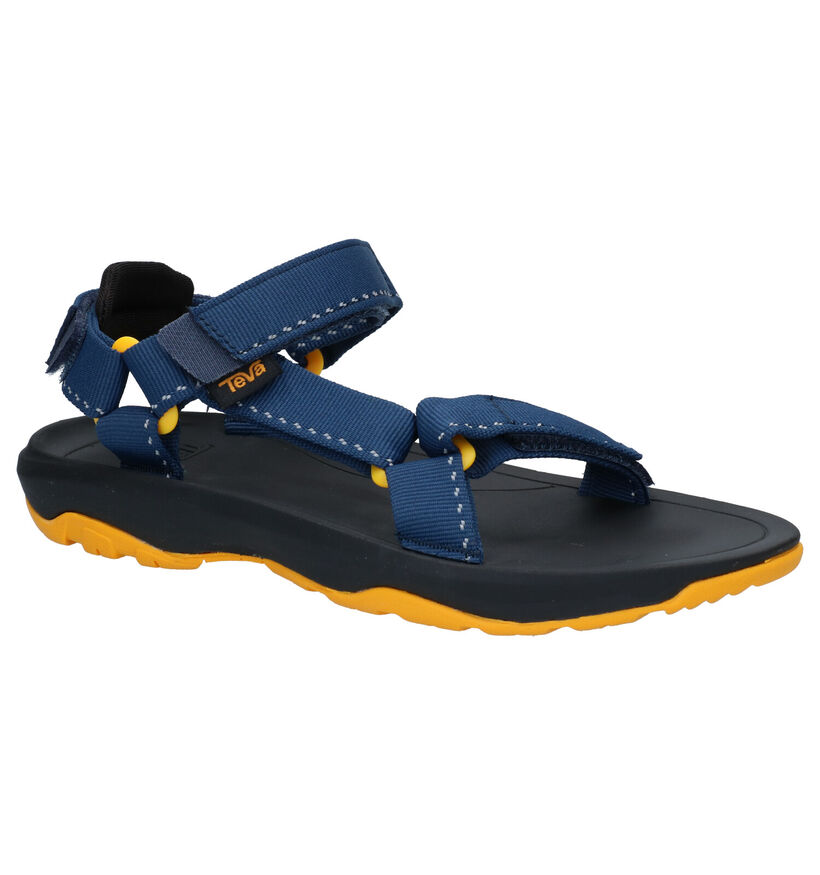 Teva Hurricane Sandales en Bleu en textile (286623)