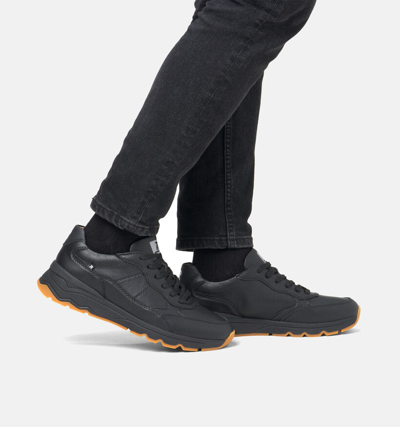 Rieker R-Evolution Zwarte Veterschoenen voor heren (349189) - geschikt voor steunzolen