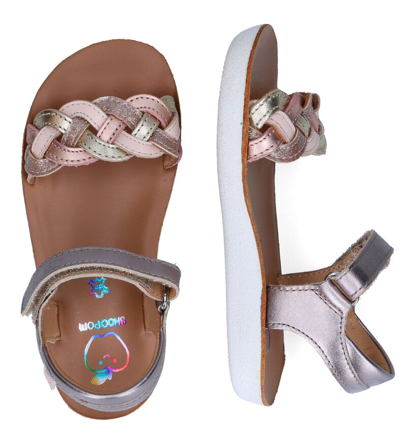 Shoo Pom Goa Wowo Zilveren Sandalen in leer (288597)