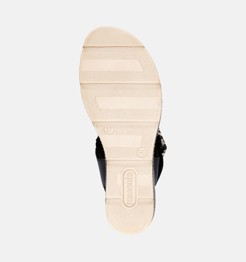 Remonte Open Sandalen Met Sleehak Zwart voor dames (354849)