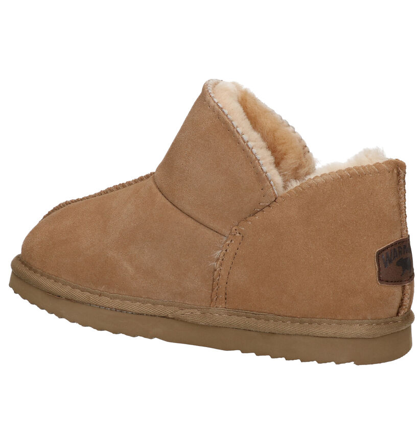 Warmbat Willow Kaki Wollen Hoge pantoffels voor dames (330328)