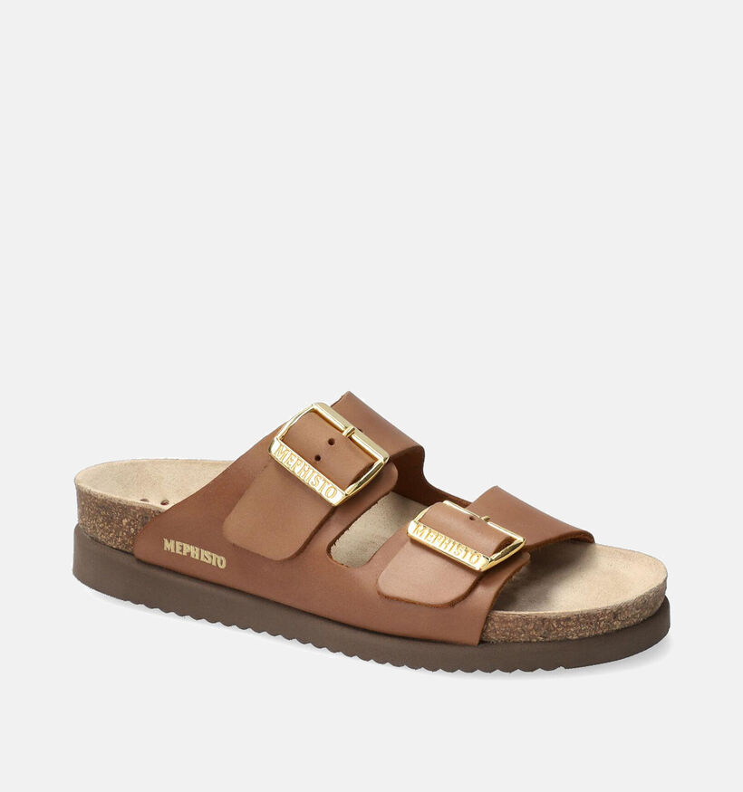 Mephisto Hester Nu-pieds en Cognac pour femmes (354266)