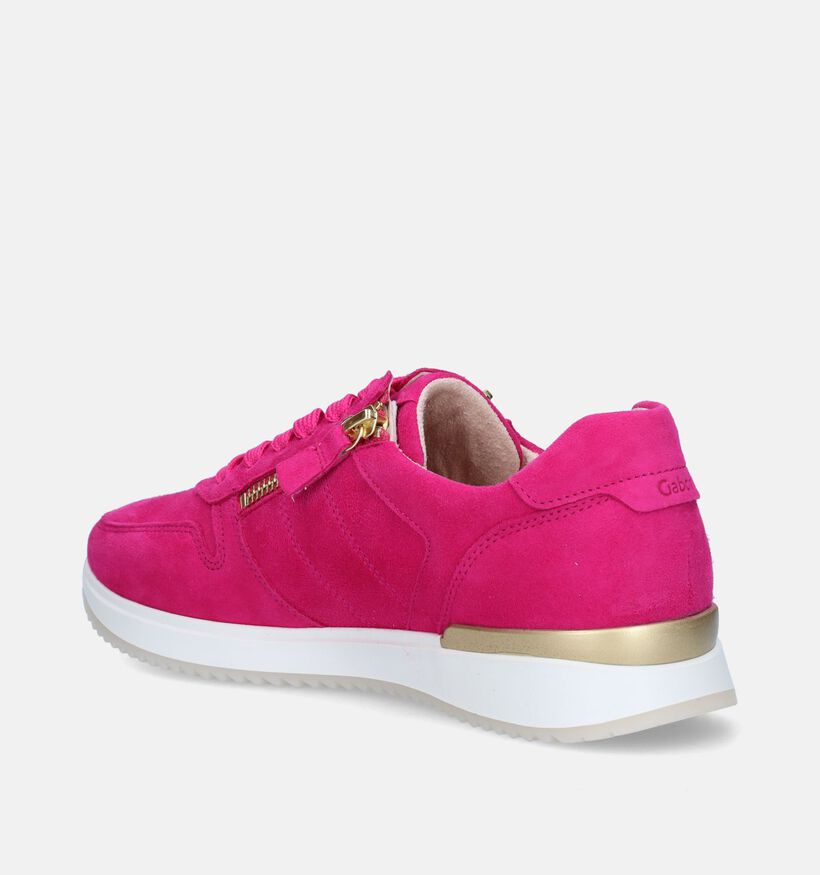 Gabor Best Fitting Baskets en Fuchsia pour femmes (336221) - pour semelles orthopédiques