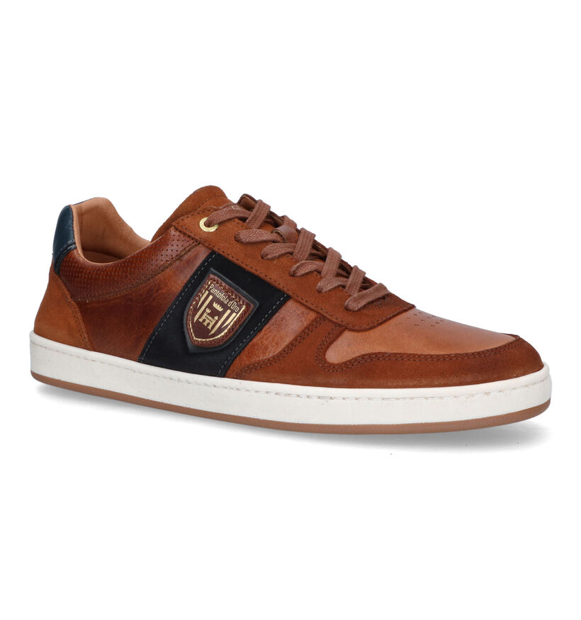 Pantofola d'Oro Palermo Chaussures à lacets en Cognac en cuir (321729)