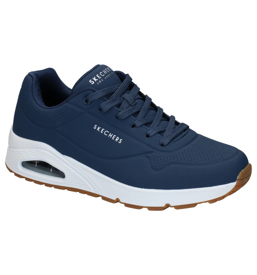 Skechers Uno Stand On Air Zwarte Sneakers voor heren (334159)