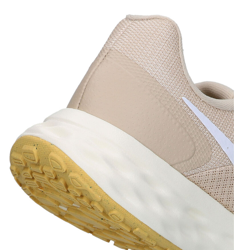 Nike Revolution 6 Witte Sneakers in stof (319203)