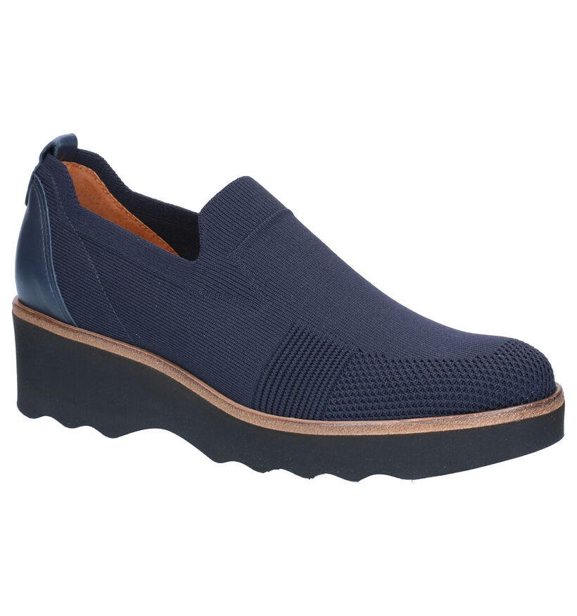 Best Fitting Chaussures slip-on en Bleu foncé en textile (275214)