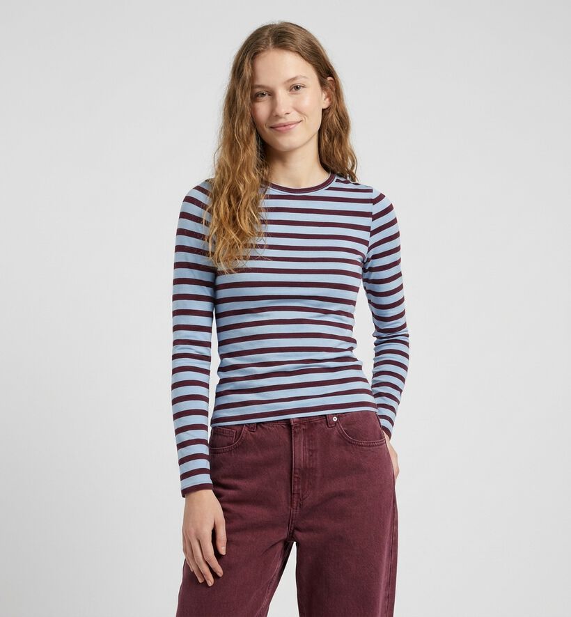 The Shirt Project Bordeaux T-shirt met Lange Mouwen voor dames (381888)