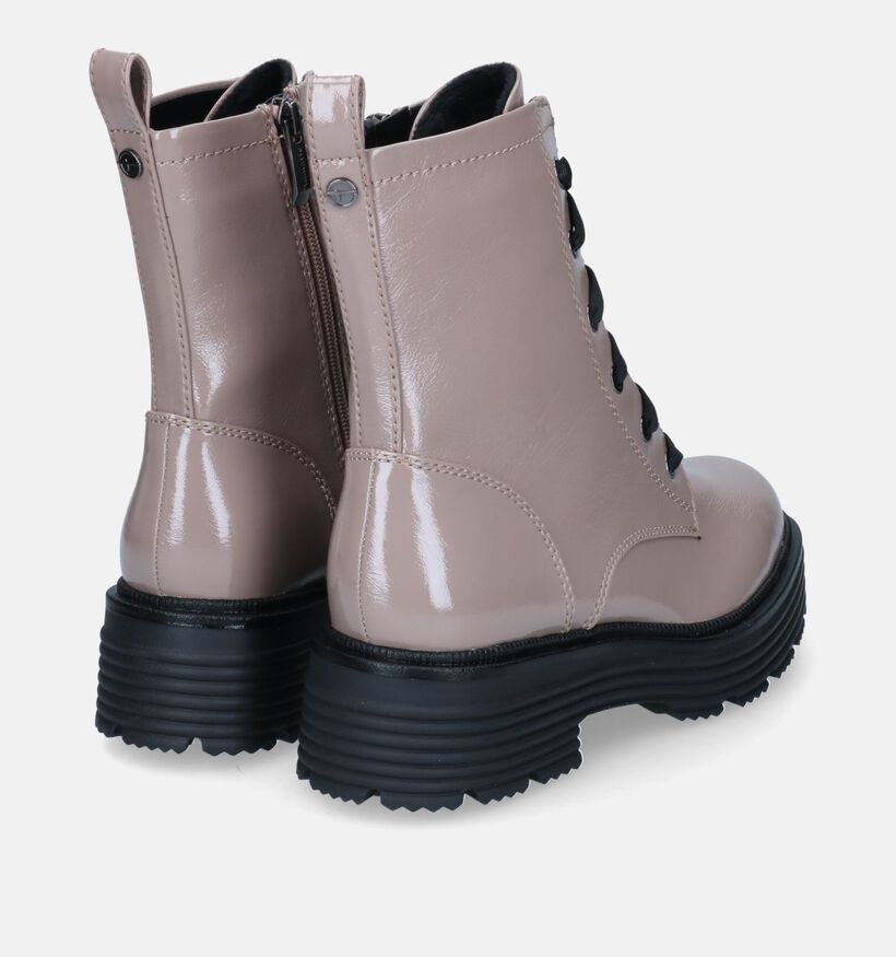 Tamaris Boots à lacets en Taupe pour femmes (315501)