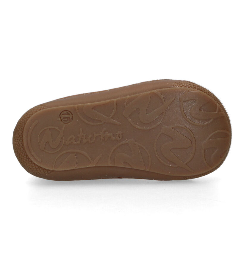 Naturino Cocoon Naplack Chaussures pour bébé en Beige pour filles (355316) - pour semelles orthopédiques