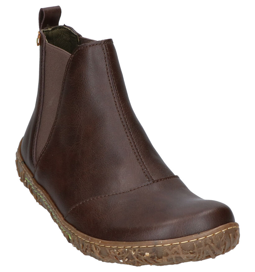 El Naturalista Bottines en Brun foncé en simili cuir (226182)