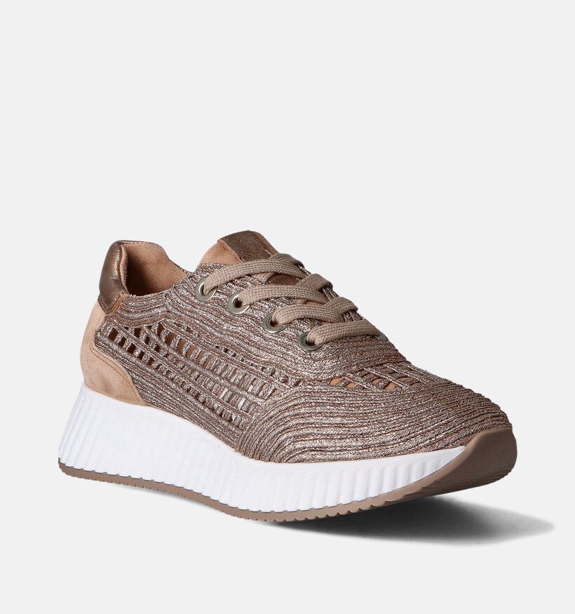 Softwaves Gouden Veterschoenen voor dames (357246) - geschikt voor steunzolen