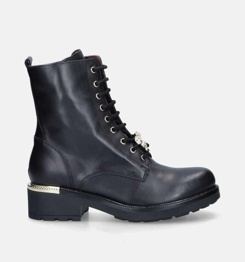 Aurora Boots à lacets en Noir pour femmes (347552)