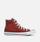 Converse Chuck Taylor All Star High Baskets montantes en Bordeaux pour femmes (359967) - pour semelles orthopédiques