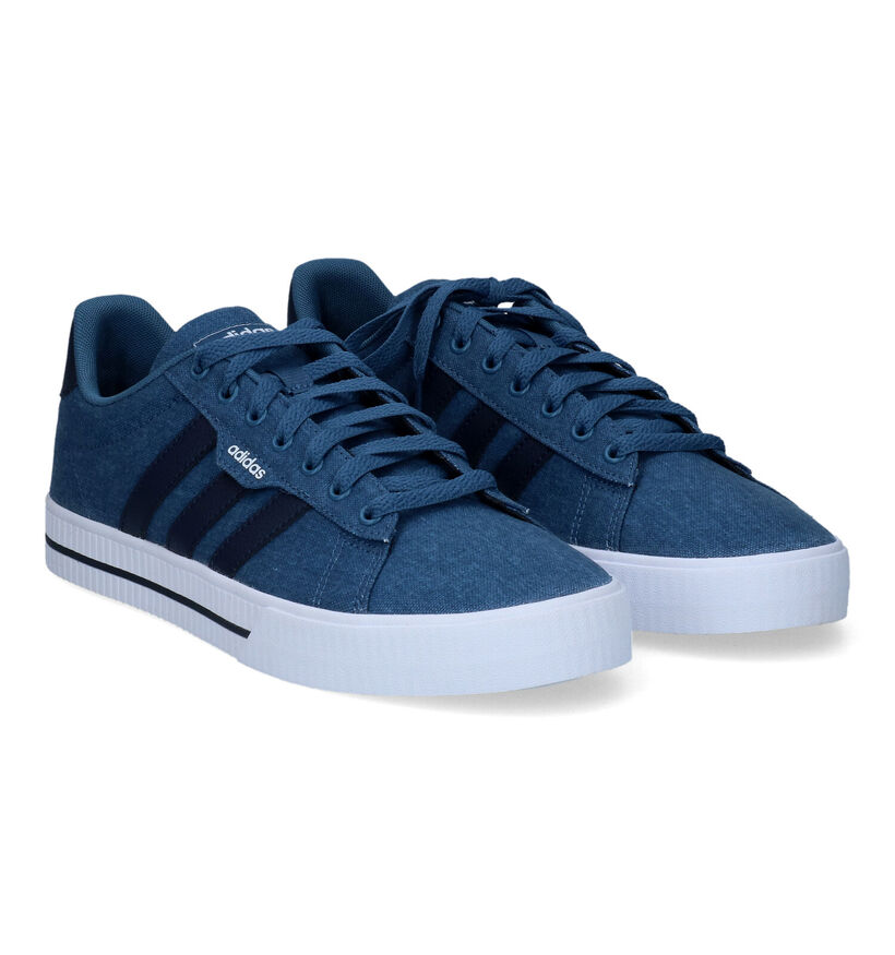 adidas Daily 3.0 Baskets en Noir pour hommes (326304) - pour semelles orthopédiques