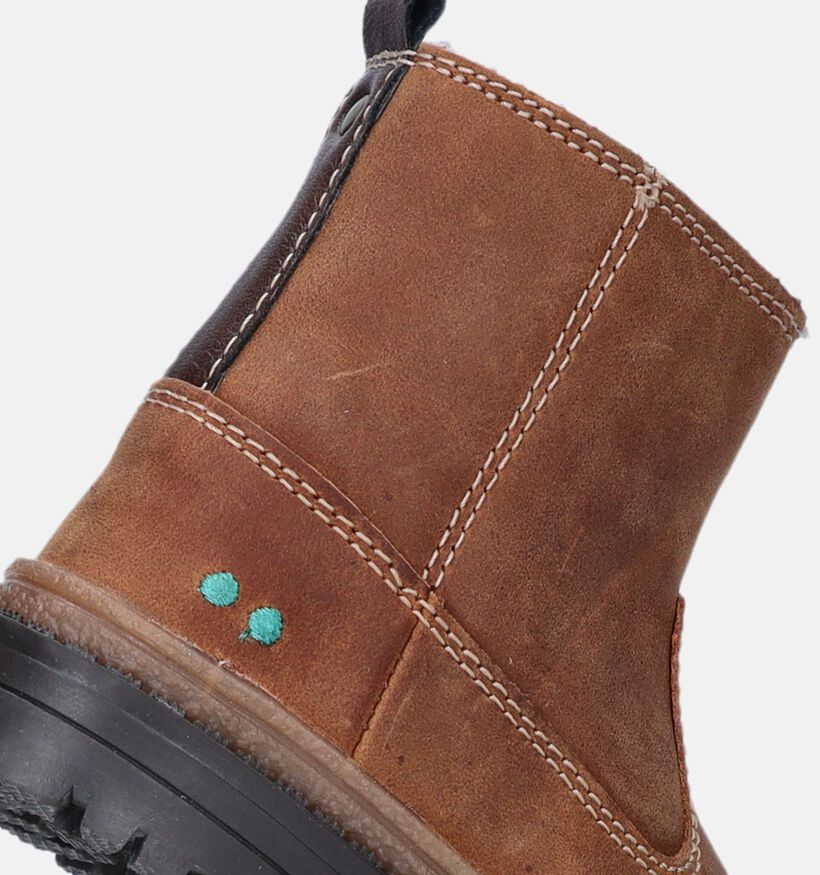 Bunnies Cognac Boots voor jongens (347755) - geschikt voor steunzolen
