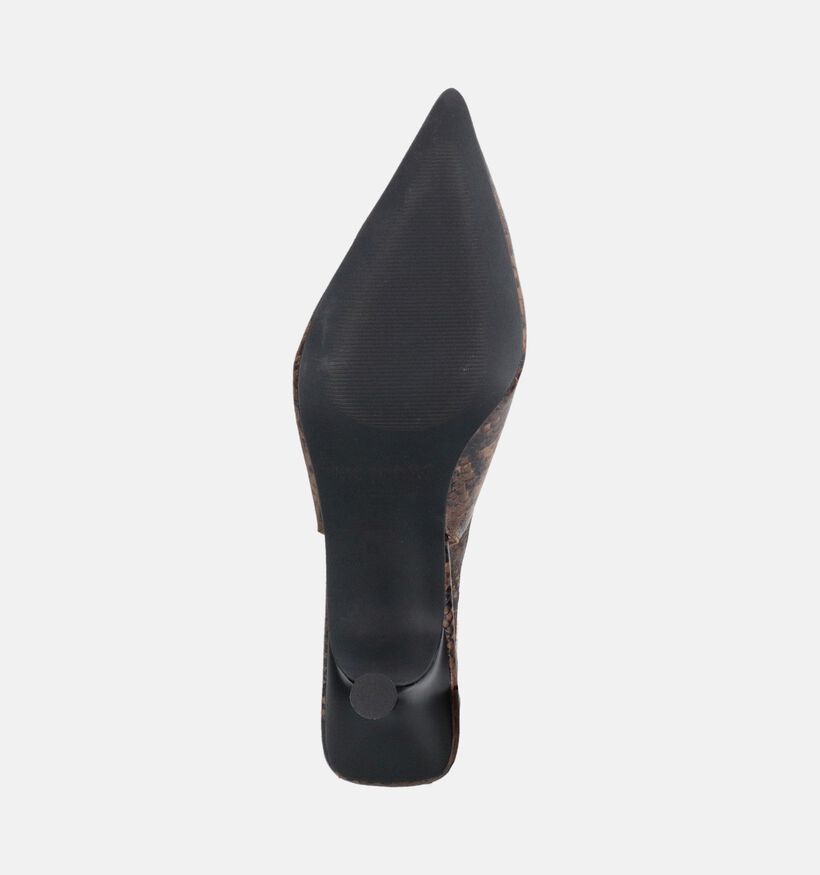 March23 Reese Pumps avec Slingback en Vert fonc&eacute; pour femmes (381039)