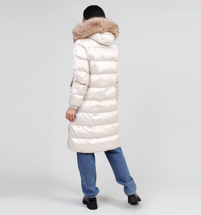 Geox Manteau long avec capuchon en Noir pour femmes (347792)
