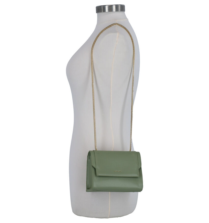 Inyati Eva Vegan Zwarte Crossbody Tas in stof (290156)