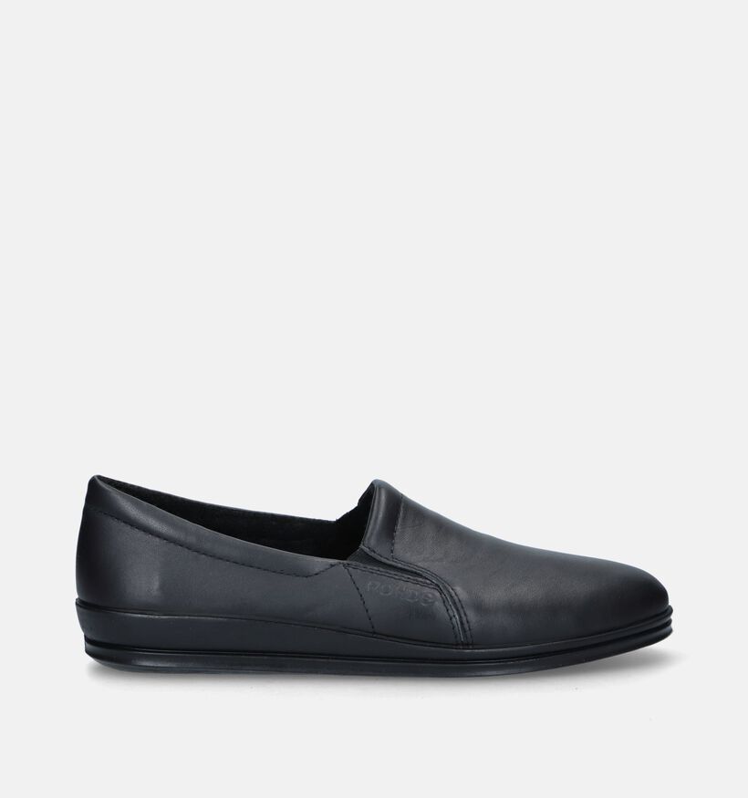 Rohde Pantoufles fermées en Noir pour hommes (349291)