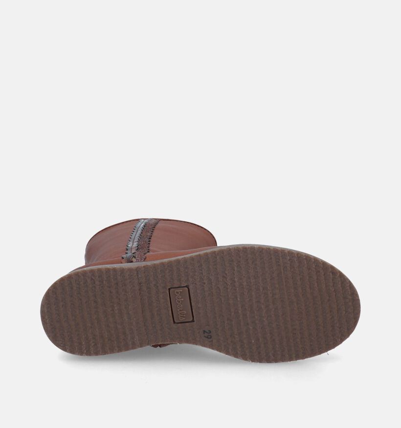 Beberlis Bottes hautes en Cognac pour filles (348102)