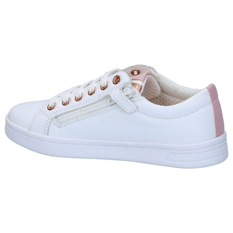 Geox Dj Rock Chaussures à lacets en Blanc en cuir (286925)