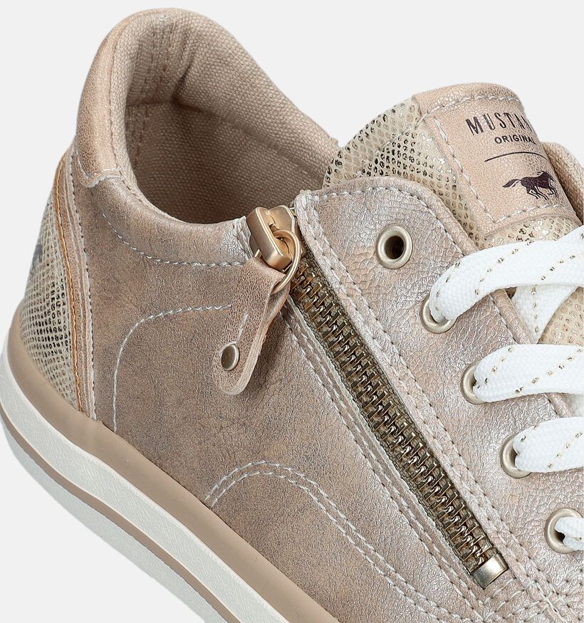 Mustang Gouden Sneakers voor dames (336438)