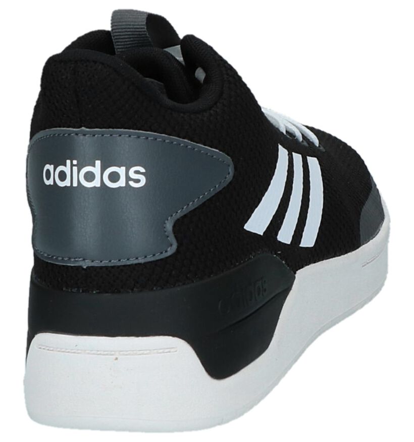 adidas BBALL 80S Grijze Sneakers in stof (221578)