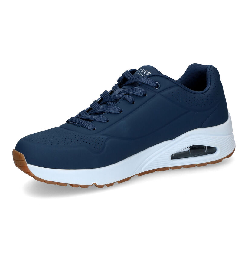 Skechers Uno Stand On Air Zwarte Sneakers voor heren (350318) - geschikt voor steunzolen