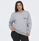 ONLY Carmakoma Iggy Sweatshirt en Gris pour femmes (371836)