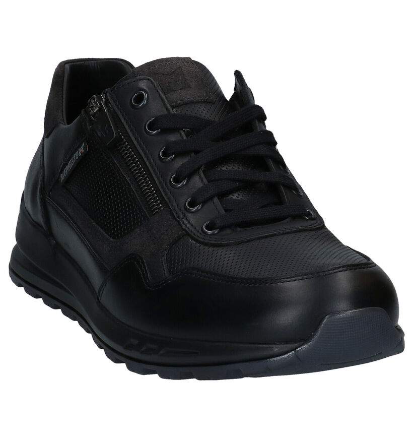 Mephisto Bradley Randy Chaussures à lacets en Noir pour hommes (330712) - pour semelles orthopédiques