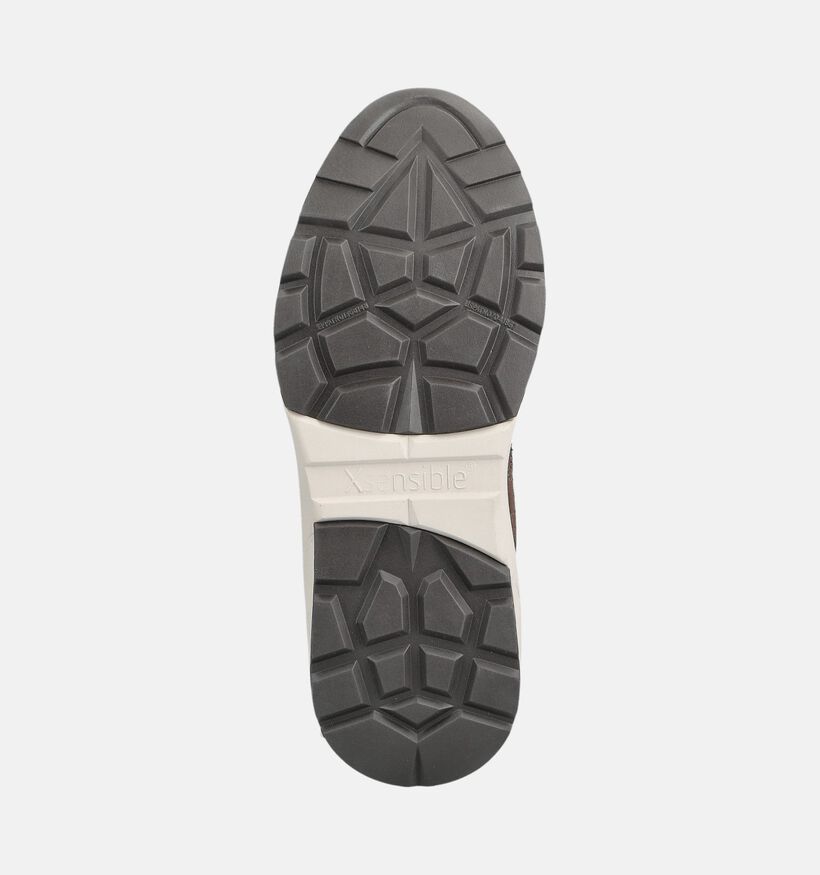 Xsensible Ponte Vecchio Donkerbruine Sneakers voor dames (379009) - geschikt voor steunzolen